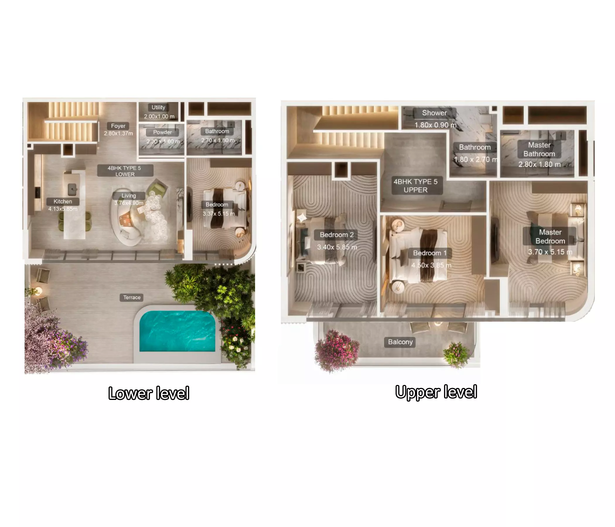 Villa Del Divos Residences — 4BR floor plan