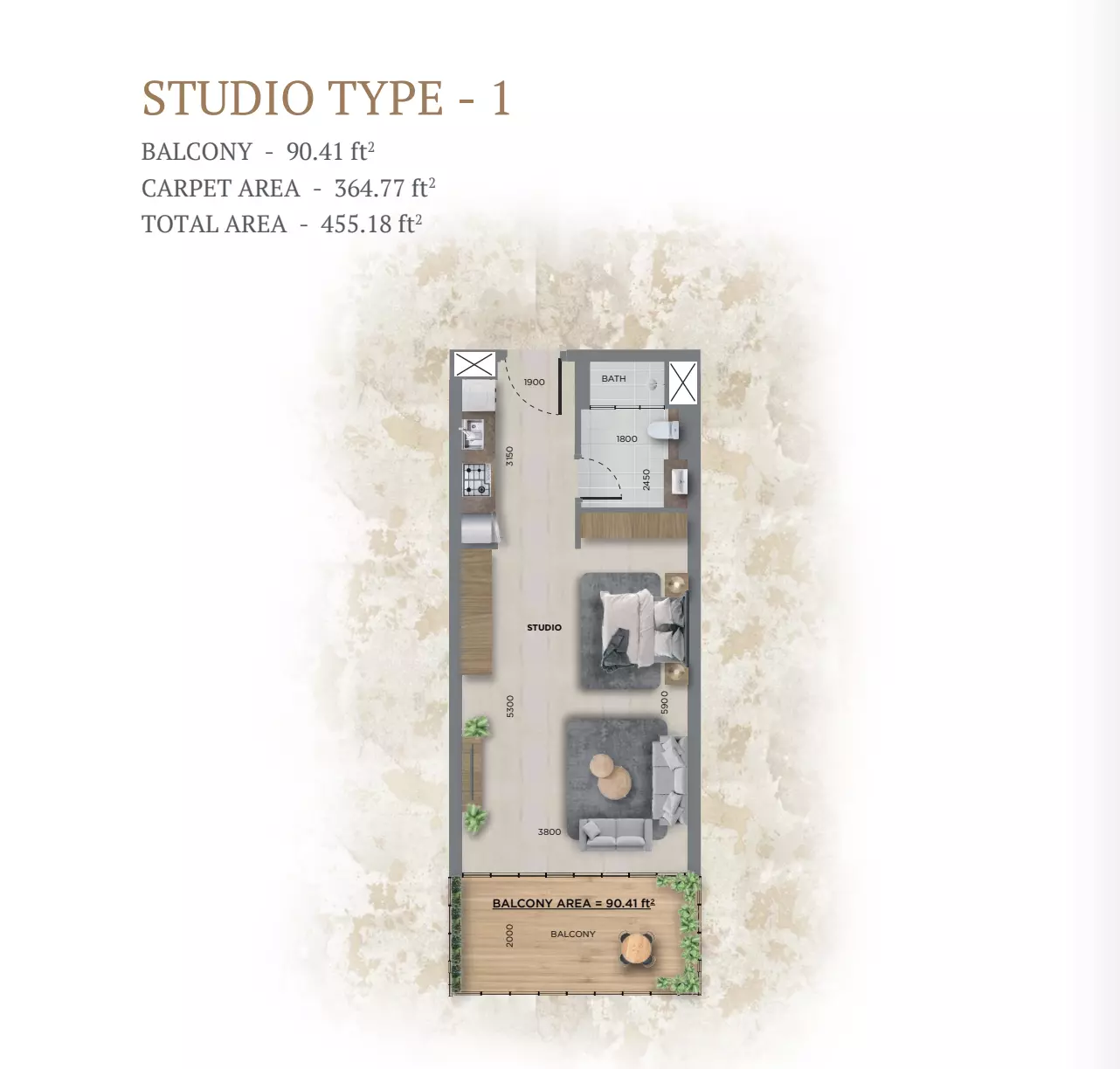 Unit floor plan image