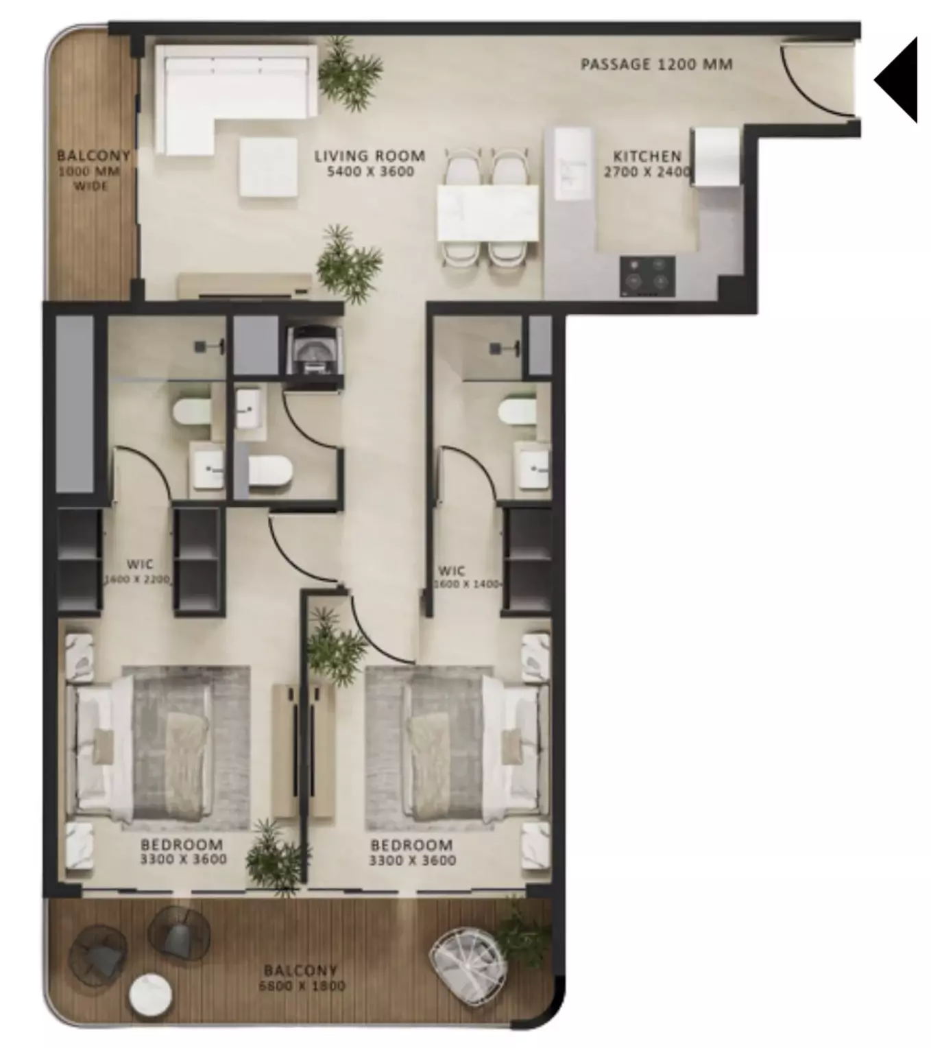 صورة مخطط ارضية الوحدة