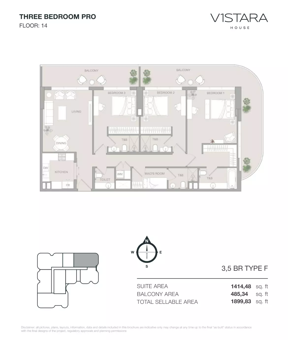 Unit floor plan image