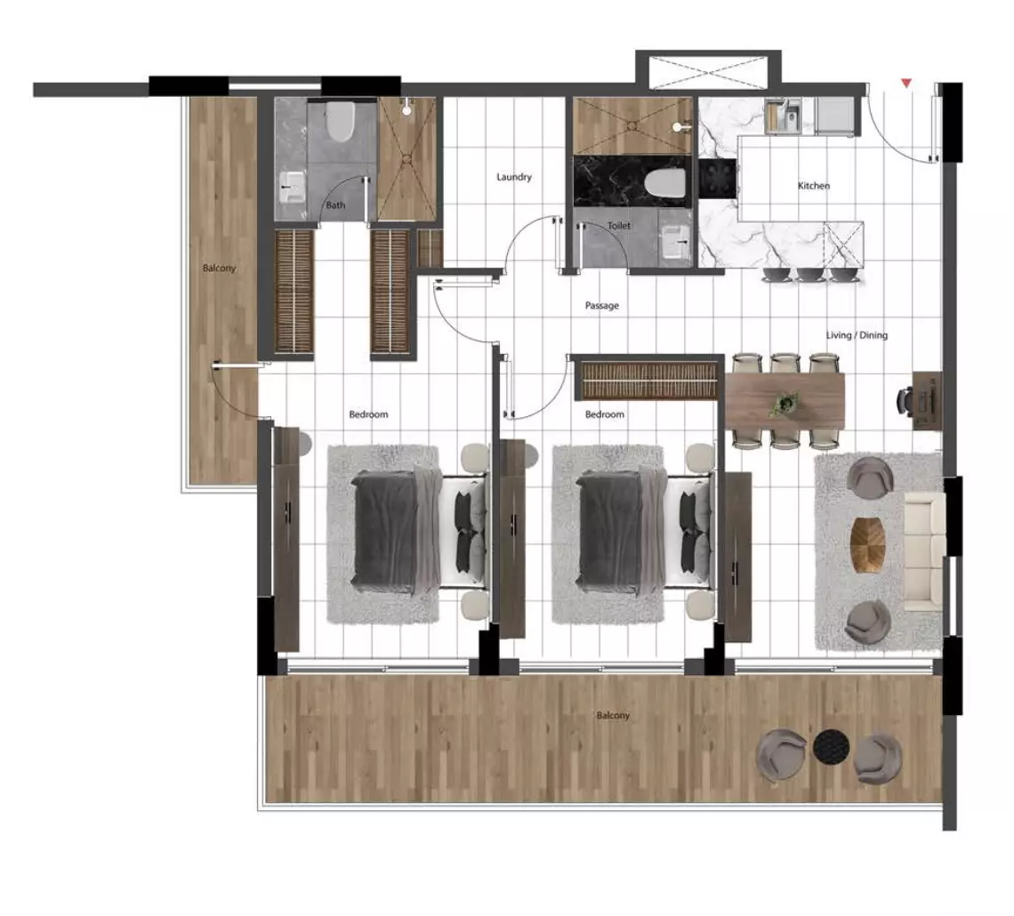 Unit floor plan image