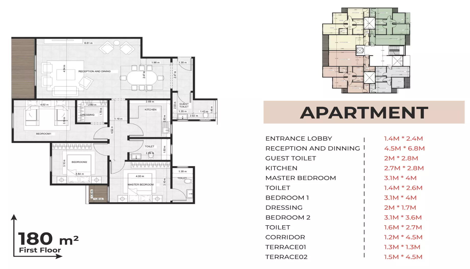 صورة مخطط ارضية الوحدة