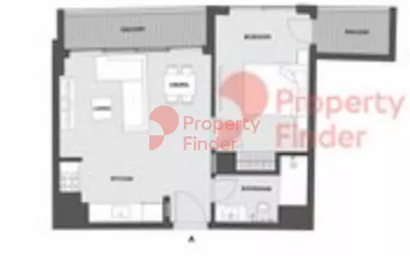 15 Northside Tower B Unit 113, First Floor, 1 bed