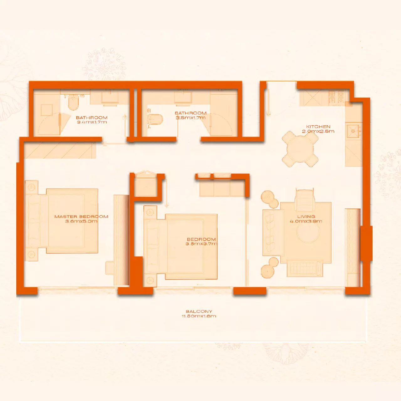 Unit floor plan image