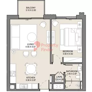 Jomana B7-Type A Level 3-4, 1 bed