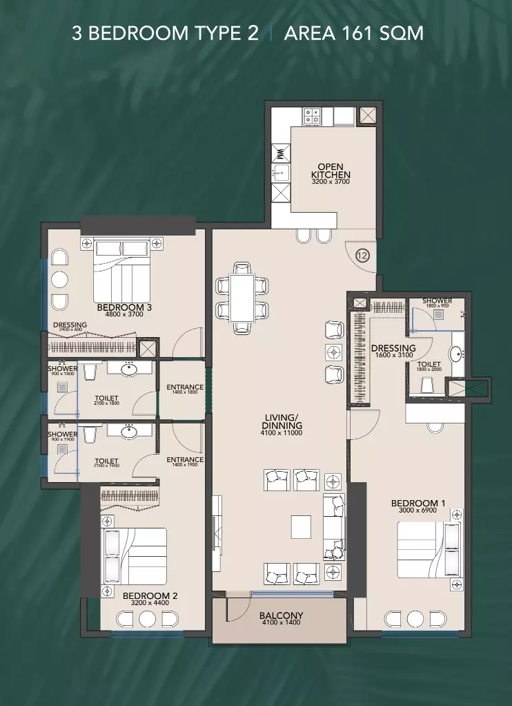 Unit floor plan image