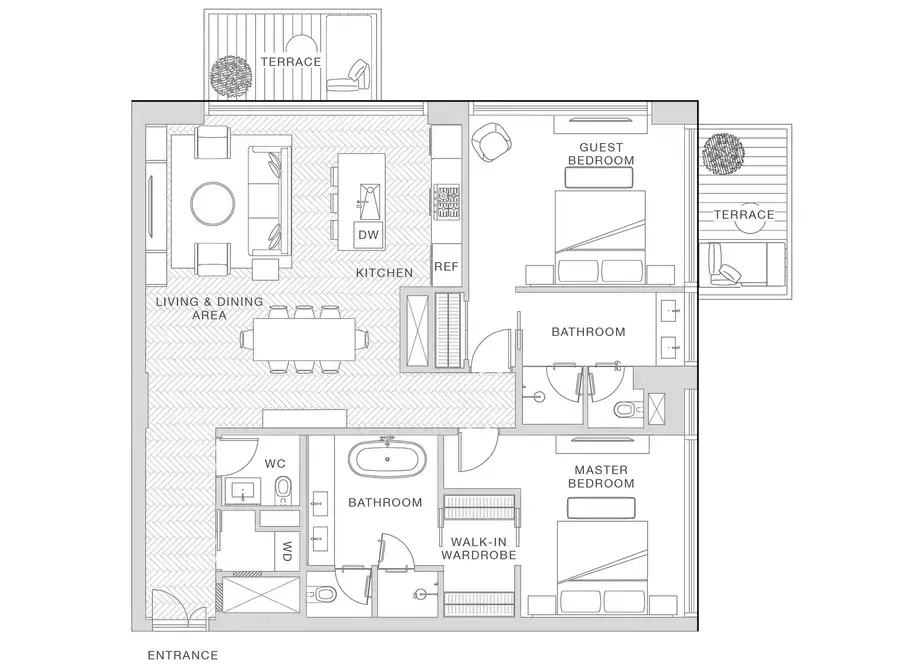Unit floor plan image
