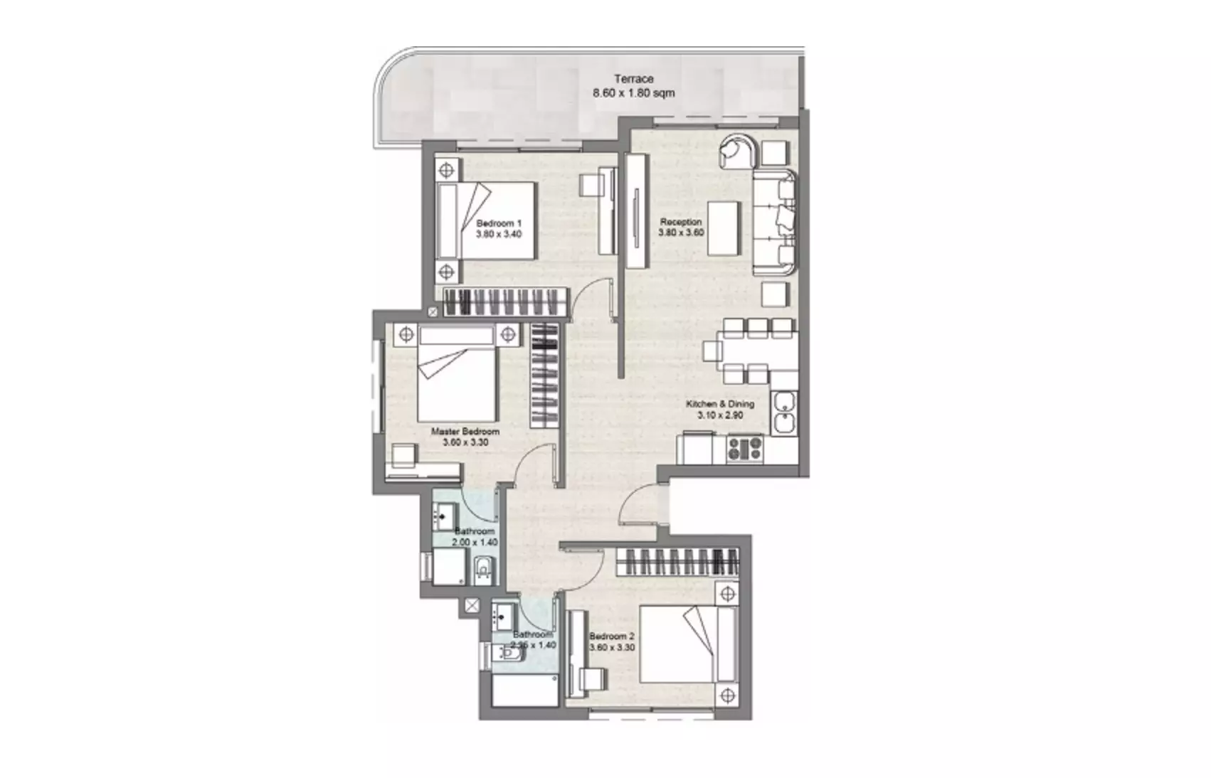 Unit floor plan image
